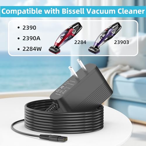 Bissell Pet Hair Eraser Charger 14.4V Power Adapter