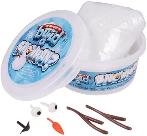 Kangaroo Build A Snowman Kit - 3 Pack Snowballs Toys for Kids | Winter Crafts & Outdoor Fun