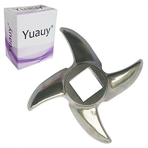 Yuauy Stainless Steel #12 Meat Grinder Blade Replacement