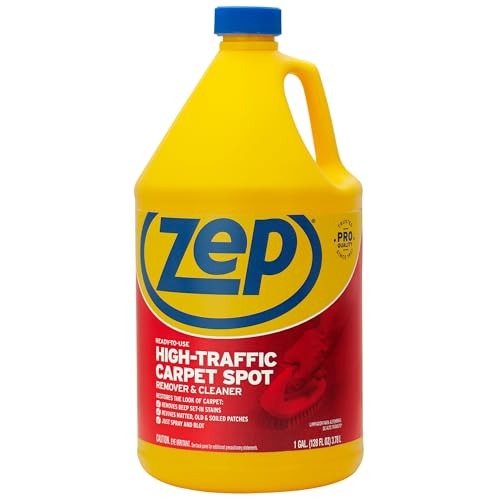 Zep High Traffic Carpet Cleaner - 1 Gallon for Deep Stain Removal