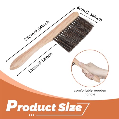 YiePhiot 2 Pack Mini Dusting & Drafting Brushes for Cleaning & Art Projects