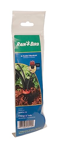 Rain Bird 6-Port Drip Manifold, 1/2" NPT, 2 GPH Flow Rate