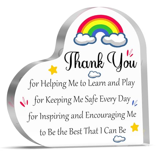 Thoughtful Teacher Appreciation Gift - Keepsake Desk Sign