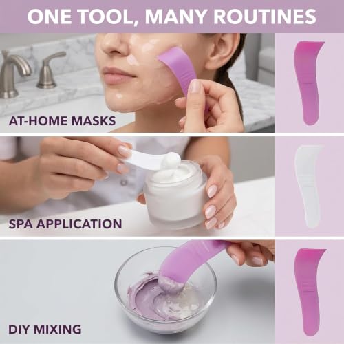 5-Piece Reusable Non-Stick Hair Waxing Spatulas & Applicator Sticks
