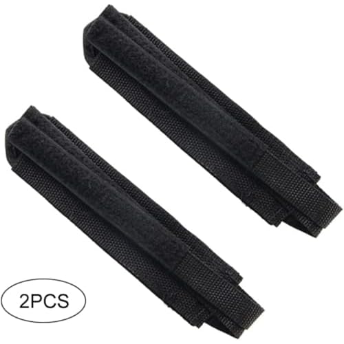 2 Pcs Black Beam Strap Pedal Straps Cycling Kids Bike Foot Pedal Straps Toe Clips Straps Tape for Fixed Gear Bike Pedals and Cleats Parts