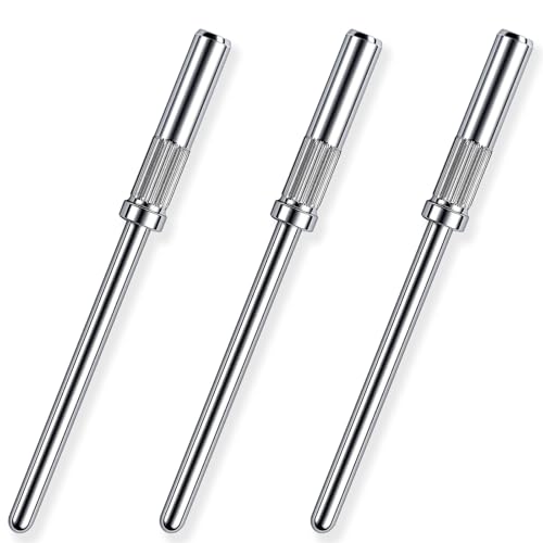 Ceemiaa Stainless Steel Mandrel Bits for Small Sanding Bands 3/32" Shank