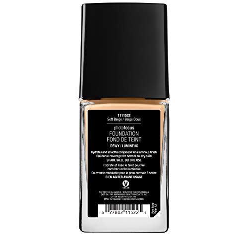 Wet n Wild Photo Focus Dewy Liquid Foundation - Soft Beige