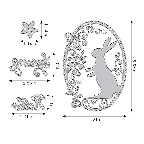 Easter Spring Metal Cutting Dies for Card Making & Crafts