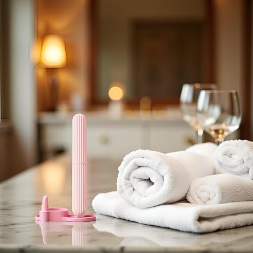 Pink Portable Toothbrush Travel Case with Lid, Dust-Proof Holder