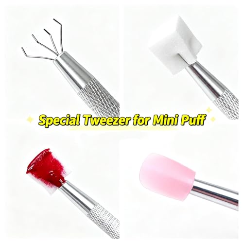 Professional Nail Art Gradient Kit with Metal Pen and 100 Sponges