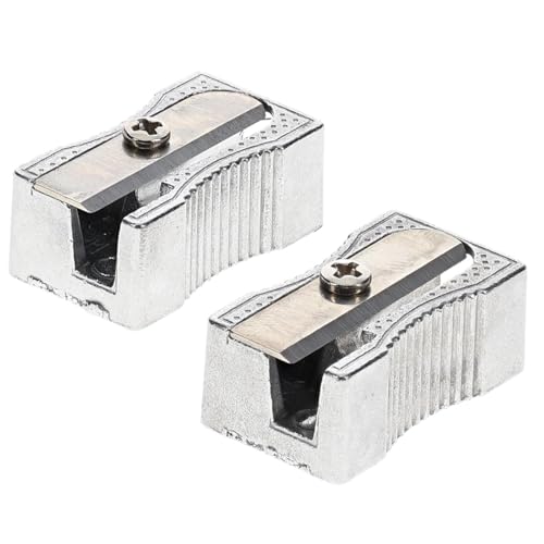 Pro Art Magnesium Manual Pencil Sharpener 2-Pack for Artists and Coloring