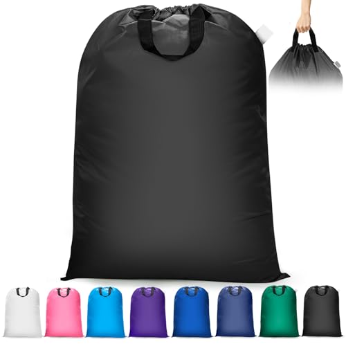 Isink Extra Large Heavy Duty Laundry Bag with Handles - 28" x 40"