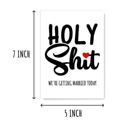 Funny Wedding Card for Husband or Wife - Sarcastic Greeting Card
