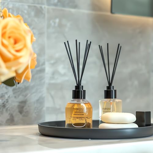 100 PCS Reed Diffuser Sticks for Essential Oils - Natural & Black