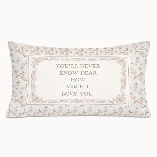 You Are My Sunshine 12x20 Beige Throw Pillow Cover, Soft Flannelette Decor