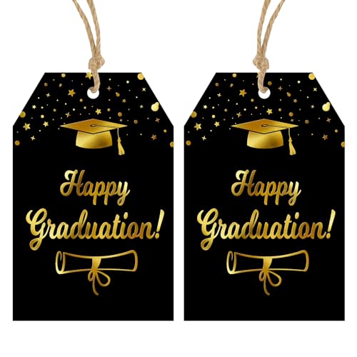 Graduation Gift Tags 2026 - 50 Pcs Personalized Thank You Tags