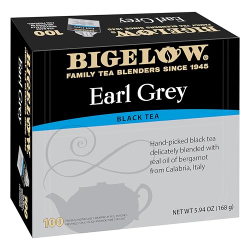 Bigelow Earl Grey Black Tea - 100 Count Caffeinated Tea Bags