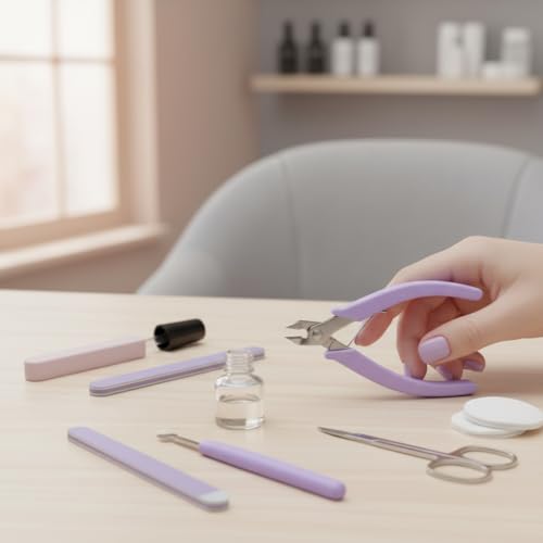 YLiiii Manicure Nail Pliers & Rhinestone Gem Clipper for Nail Art