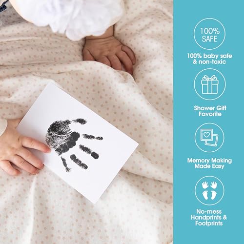 Pearhead Clean Touch Ink Pad Kit, 2-Pack - Mess-Free Baby Keepsake