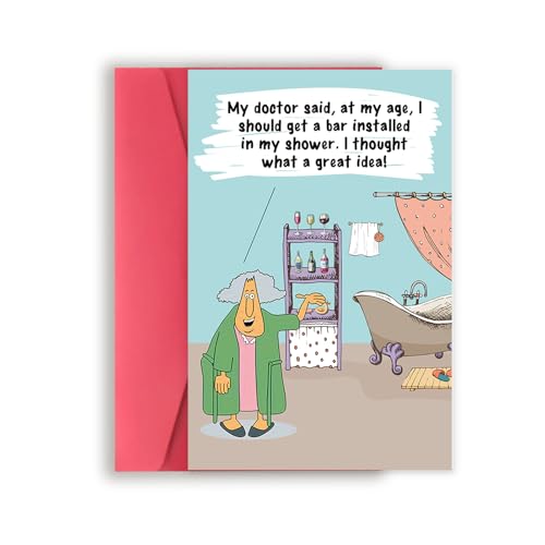 Funny Birthday Card for Women - 50th, 60th, 70th Celebration