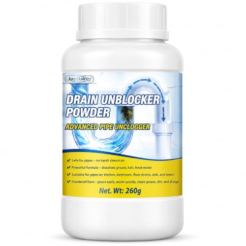 Lubynia Fast-Acting Drain Clog Remover - 9.17 oz for Kitchen & Bathroom