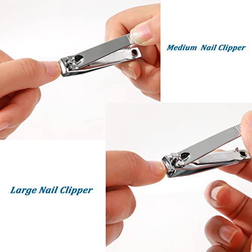 Givyahan Stainless Steel Nail Clippers Set Professional Manicure Pedicure Kit