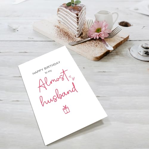 Romantic Birthday Card for Fiance - Perfect Gift for Future Husband