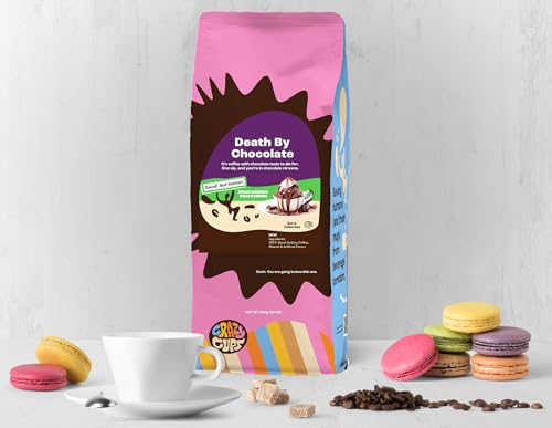 Crazy Cups Decaf Death by Chocolate Ground Coffee - 10 oz Bag