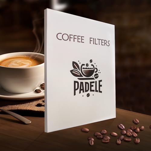 Natural 300 Count Size 02 Cone Coffee Filters - PADELE