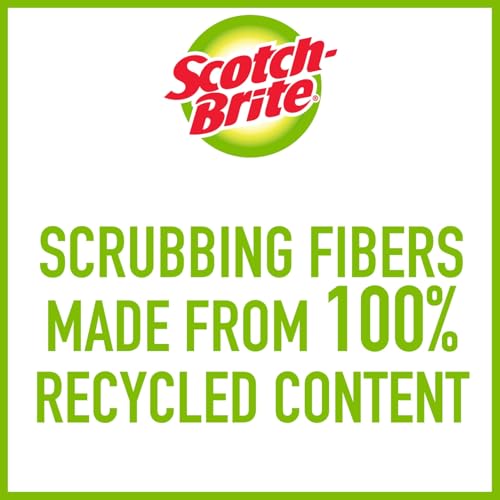 Scotch-Brite ocelo Non-Scratch Scrub Sponges, 4 Pack Assorted Designs