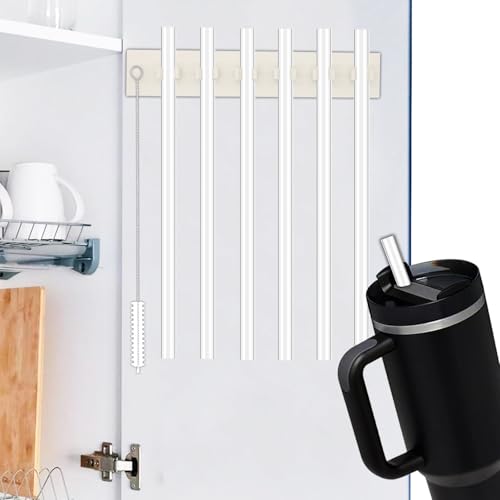 Replacement Straws & Holder for Stanley Cup 30 & 40 oz Tumbler