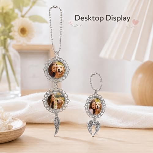 Personalized Dog Memorial Hanging Ornament - 2 Pack