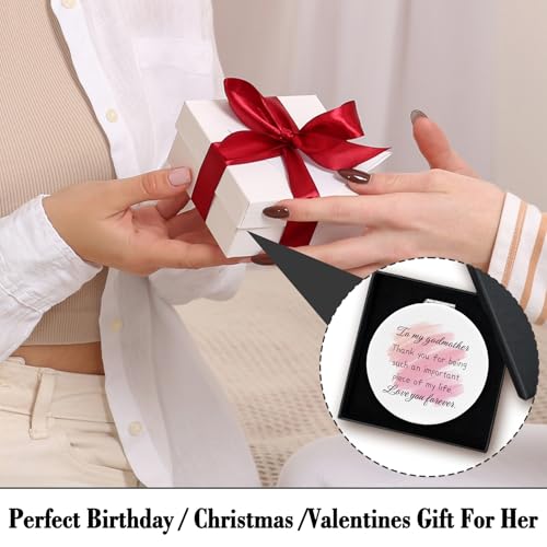 Ratifyale Godmother Compact Makeup Mirror - Unique Godmother Gift