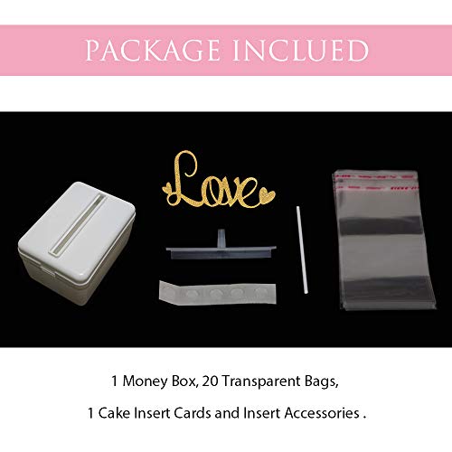 Money Pulling Cake Mold with Cake Toppers - 4.3x3.1x2.7 Inches