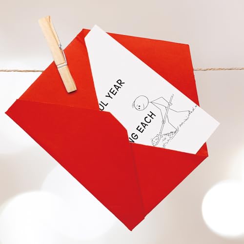 Funny Anniversary Card for Husband & Wife - Heartfelt Message