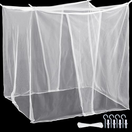 Peryiter Mosquito Net for Full, Queen & King Size Beds, Outdoor & Indoor Bed Canopy
