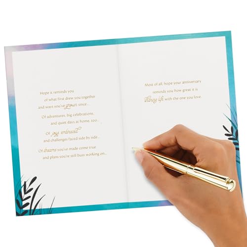 Hallmark Moonlit Dock Anniversary Card for Couples - 5x7