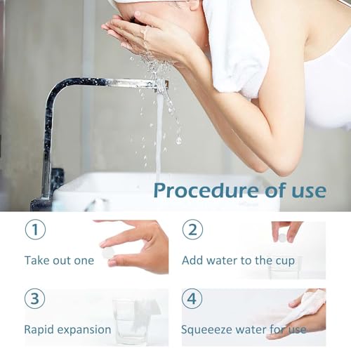 120 Pcs Compressed Towel Tablets, Compressed Washcloths ForTravel, Camping Towel, Coin Towels, Expandable WipesDisposable Face Towels For Home, Beauty Salon AndOutdoor Activities