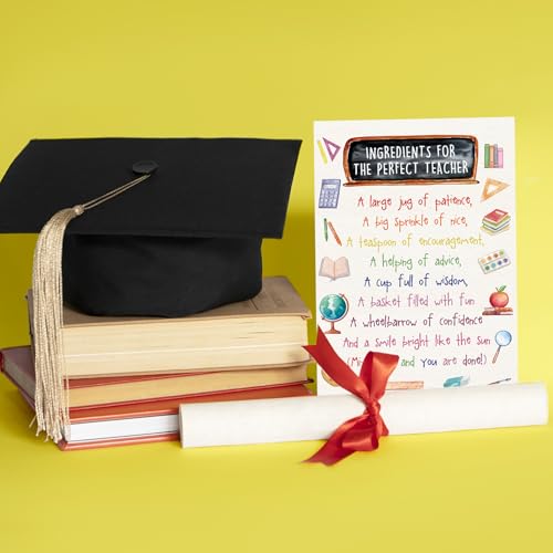 Funny Thank You Teacher Card - Great Teacher Appreciation Gift
