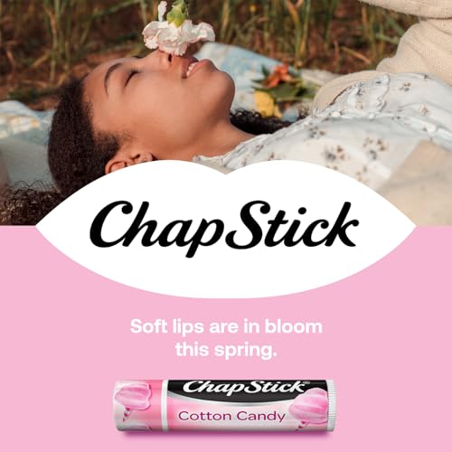 ChapStick Cotton Candy Flavored Moisturizing Lip Balm 0.15 Oz