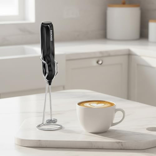 RAYONNER Handheld Milk Frother - Fast Foam Maker for Coffee & More