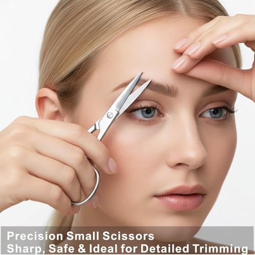 MIQUENYA 8-Piece Professional Eyebrow Grooming Kit with Case