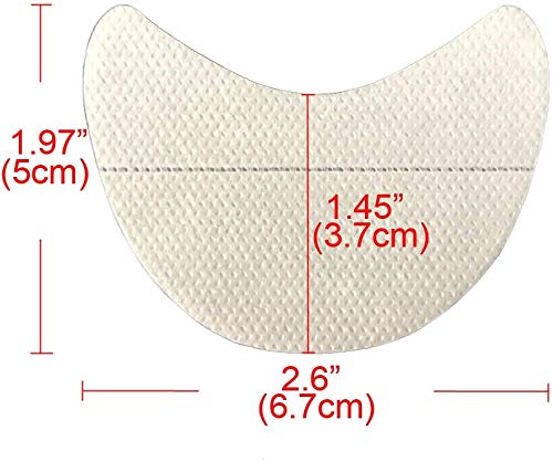 Lansonee 100 Pcs Eyelash Extension Shields & Under Eye Makeup Pads