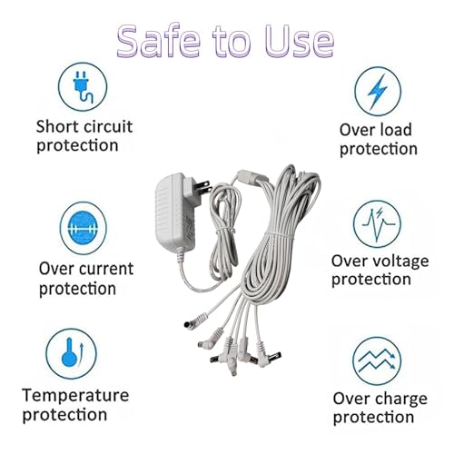 4.5VDC Power Adapter for Lemax Christmas Village - 6 Output