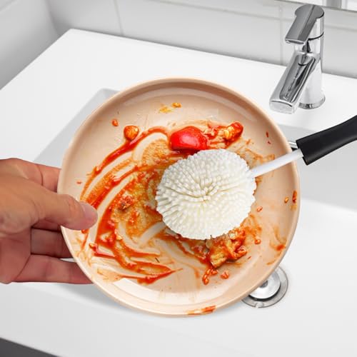 HIC Kitchen Glass Washing Brush - Soft Foam, Non-Scratch Tips