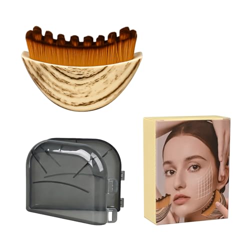 Shimsol Lymphatic Facial Dry Brush & Gua Sha Contour Tool
