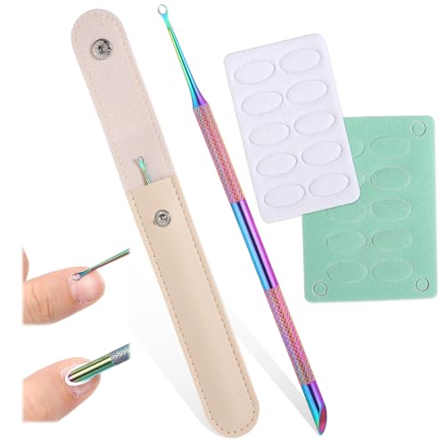 Psiriol Stainless Steel Cuticle Pusher and Nail Files Kit