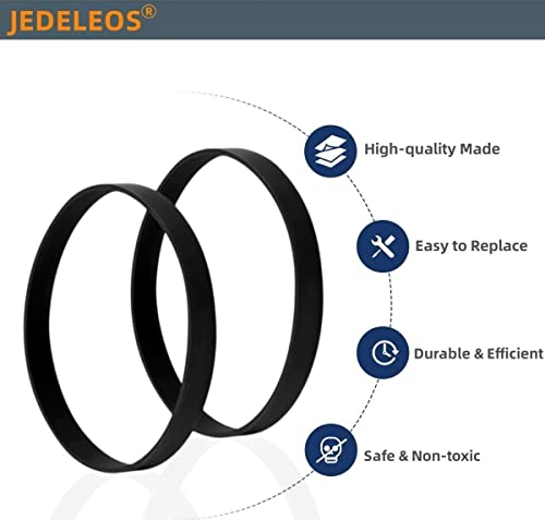JEDELEOS Replacement Flat Pump Belts for Bissell Carpet Cleaner - Pack of 2