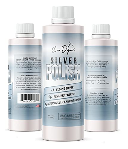 Evo Dyne Silver Polish 8 oz - Jewelry & Silver Tarnish Remover