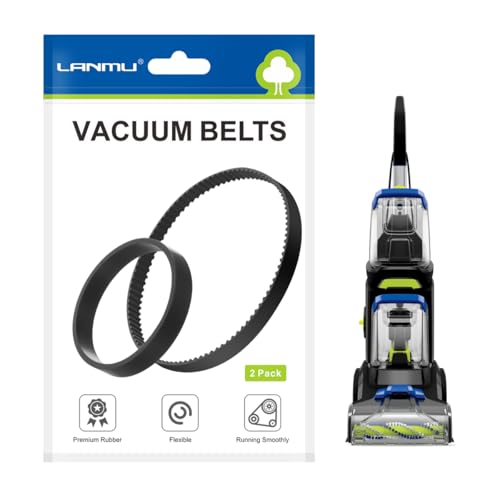 LANMU Replacement Belt Set for Bissell TurboClean & PowerForce Carpet Cleaners